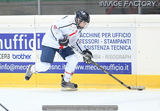 2016-10-09 Diavoli Sesto-Hockey Milano Rossoblu U14 (2-6)